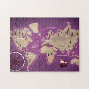 Puzzle Carte du monde
