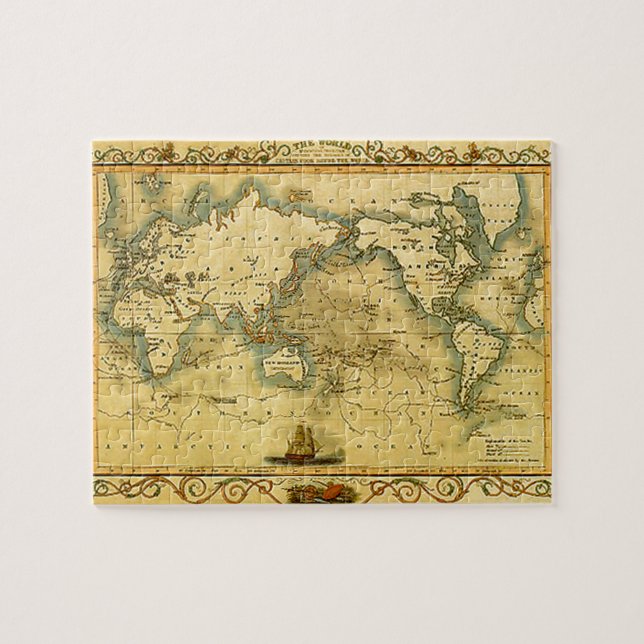 Puzzle Carte du monde antique (Horizontal)