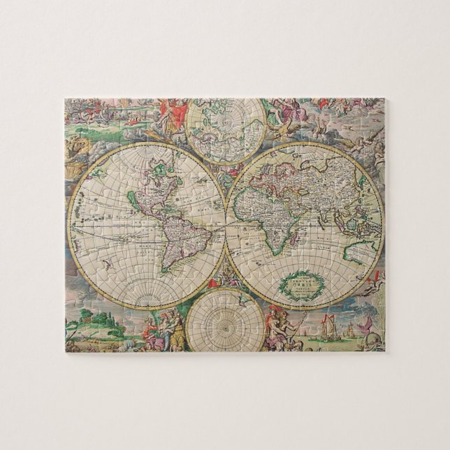 Puzzle Carte du monde antique (Horizontal)
