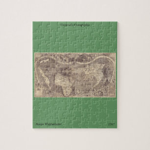 Puzzle Carte du monde Martin Waldseemuller 1507