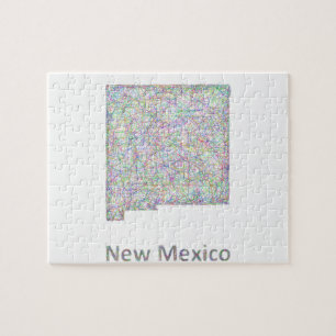 Puzzle Carte du Nouveau Mexique