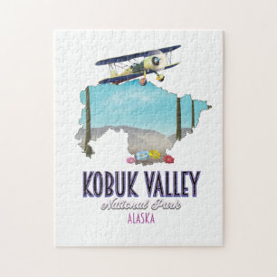 Puzzle Carte du parc national de Kobuk Valley Alaska