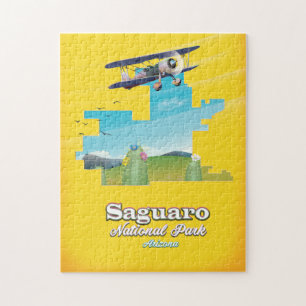 Puzzle carte du parc national du saguaro