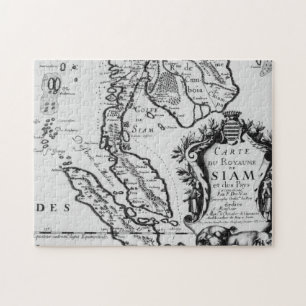 Puzzle Carte du royaume du Siam