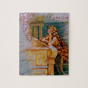 Puzzle Carte et sirène nautiques antiques