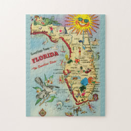 Puzzle Carte Floride 11x14