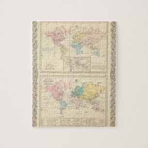 Puzzle Carte gériatrique 20_Maps du monde de l'antiquité
