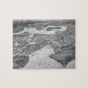 Puzzle Carte imagée vintage de Seattle (1908)