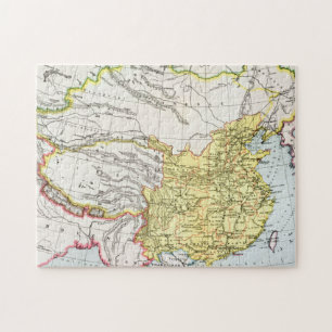 Puzzle CARTE : La CHINE, 1910