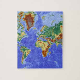 Puzzle Carte mondiale géographique internationale