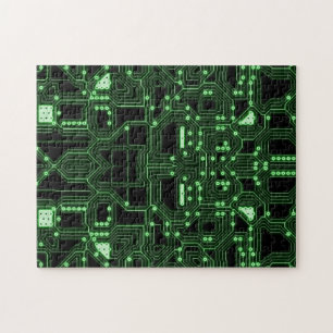 Puzzle Carte Neon Green Circuit   Difficile