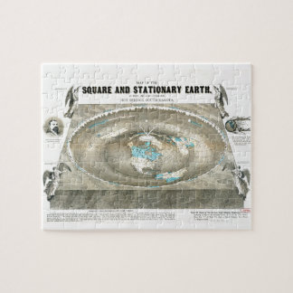 Puzzle Carte plate de la terre