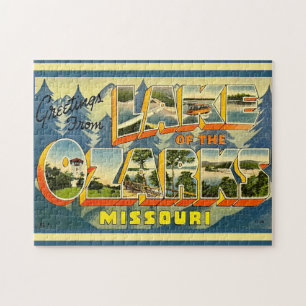 Puzzle Carte postale du lac des Ozarks 11x14