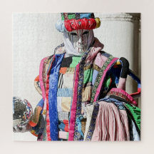 Carte postale Venezia Carnivale aux couleurs spect