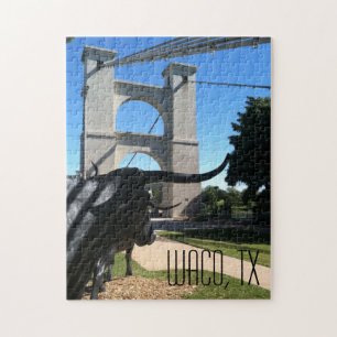 Puzzle Carte postale Waco Suspension Bridge