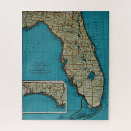 Puzzle Carte routière de Floride