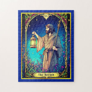 Puzzle Carte Tarot Art Nouveau, Hermite
