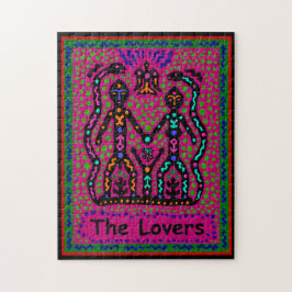 PUZZLE CARTE TAROT - LES AMOUREUX