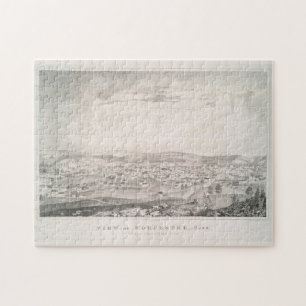 Puzzle Carte vintage de Worcester MA (1837)