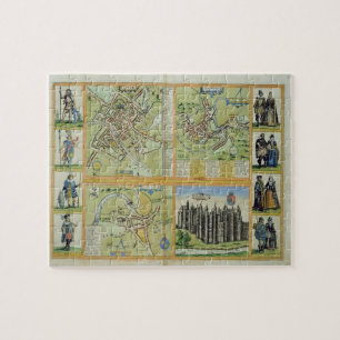 Puzzle Cartes de York, de Shrewsbury, de Lancaster, et de