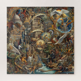 Puzzle Cartes Mystiques Ensemble Mystères Anciens