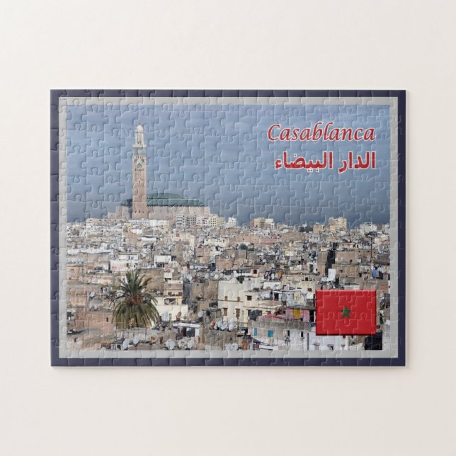 Puzzle Casablanca - Marocco - Panorama - (Horizontal)