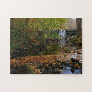 Puzzle Cascade automnale et Creek Pennsylvania Nature
