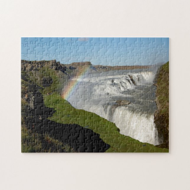 Puzzle Cascade de Gullfoss en été (Horizontal)