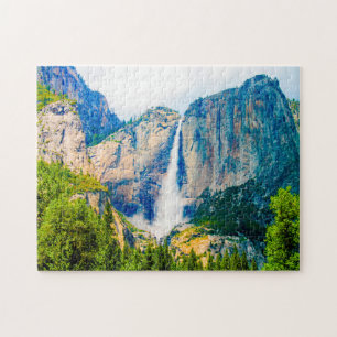 Puzzle Cascade de Yosemite Nevada.
