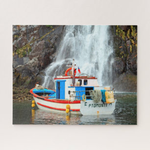 Puzzle Cascade et bateau 520-pc