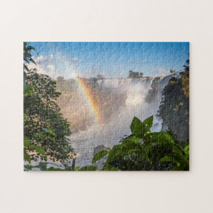 Puzzle Cascades d'Iguazú avec l'arc-en-ciel, Argentine