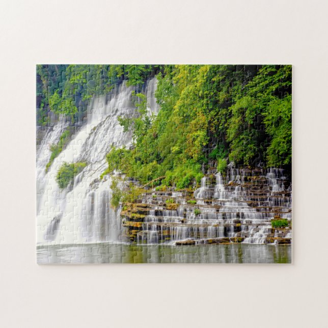 Puzzle Cascades jumelles Tennessee. (Horizontal)