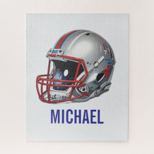 Puzzle Casque de football de motivation inspirante Nom