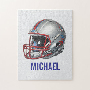 Puzzle Casque de football de motivation inspirante nom