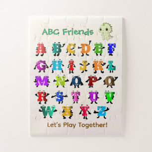 Puzzle Casse-tête ABC pour amis à temps de jeu