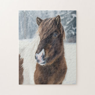Puzzle Casse-tête aquarelle Cheval islandais Chaleur hive