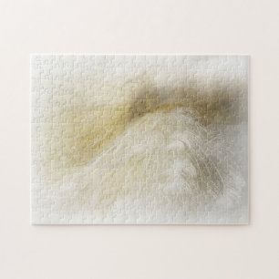 Puzzle Casse-tête blanche de paon