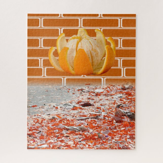 Puzzle Casse-tête Brique Orange (Vertical)