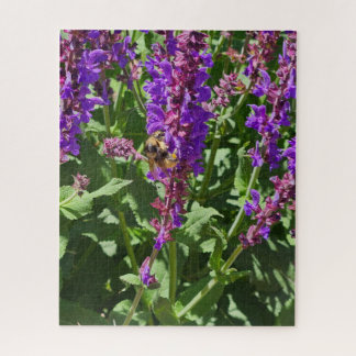 Puzzle Casse-tête de 252 pièces abeille sur fleurs