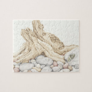 Puzzle Casse-tête de bois de flottage et de carreau de
