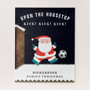 Puzzle Casse-tête de cadeaux de vacances de football pers