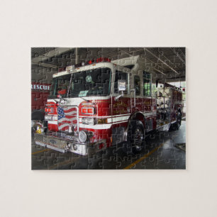 Puzzle Casse-tête de camion de pompe à incendie