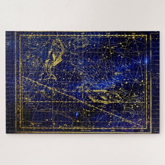 Puzzle casse-tête de constellation (Horizontal)