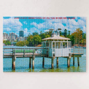 Puzzle Casse-tête de la jetée de la rivière de Brisbane