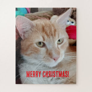 Puzzle Casse-tête de Noël de photo de chat