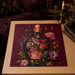 Puzzle Casse-tête de Potion Florale Enchantée Botanique