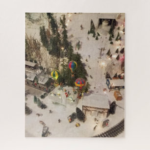 Puzzle Casse-tête de scène d'hiver