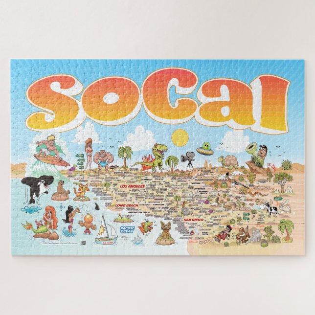 Puzzle Casse-tête de SoCal (Horizontal)