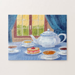 Puzzle Casse-tête de théière et tasses pour le thé
