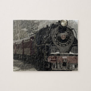 Puzzle Casse-tête de train de locomotive à vapeur